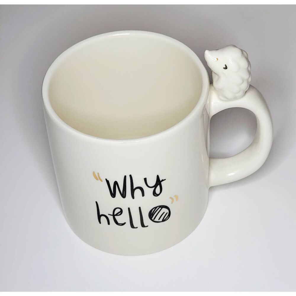 Disney Parks Animal Kingdom Mug Porcupine Handle Ceramic 4" Cute Wildlife Coffee